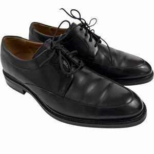 Cole Haan Men's Warren Black Leather Cap Oxford Shoes Size 7